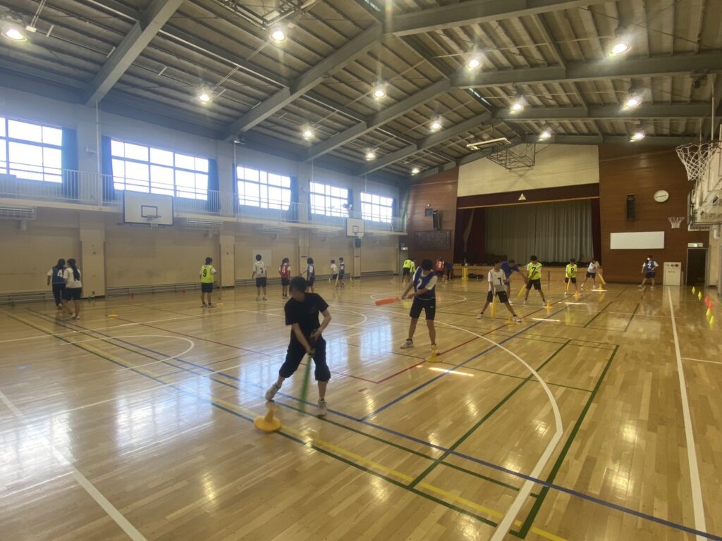 江東区立春江中学校クリケット体験会