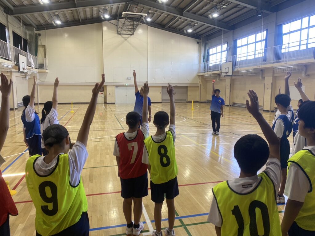 江東区立春江中学校クリケット体験会